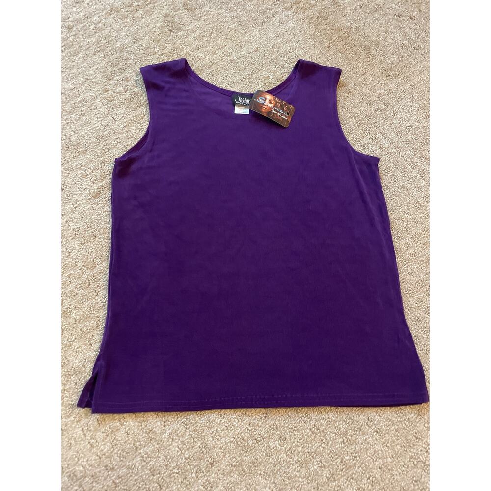 NWT- Jostar Purple Slinky Tank Top Small